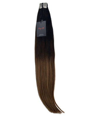 Premium Remy Tape-In Dark Brown Balayage