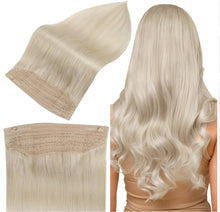 Charger l&#39;image dans la galerie, HALO Remy Hair Extension - Platinum Blonde