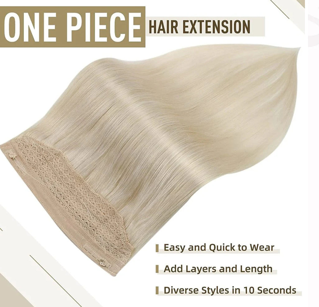 HALO Remy Hair Extension - Platinum Blonde