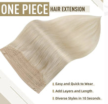 Charger l&#39;image dans la galerie, HALO Remy Hair Extension - Platinum Blonde